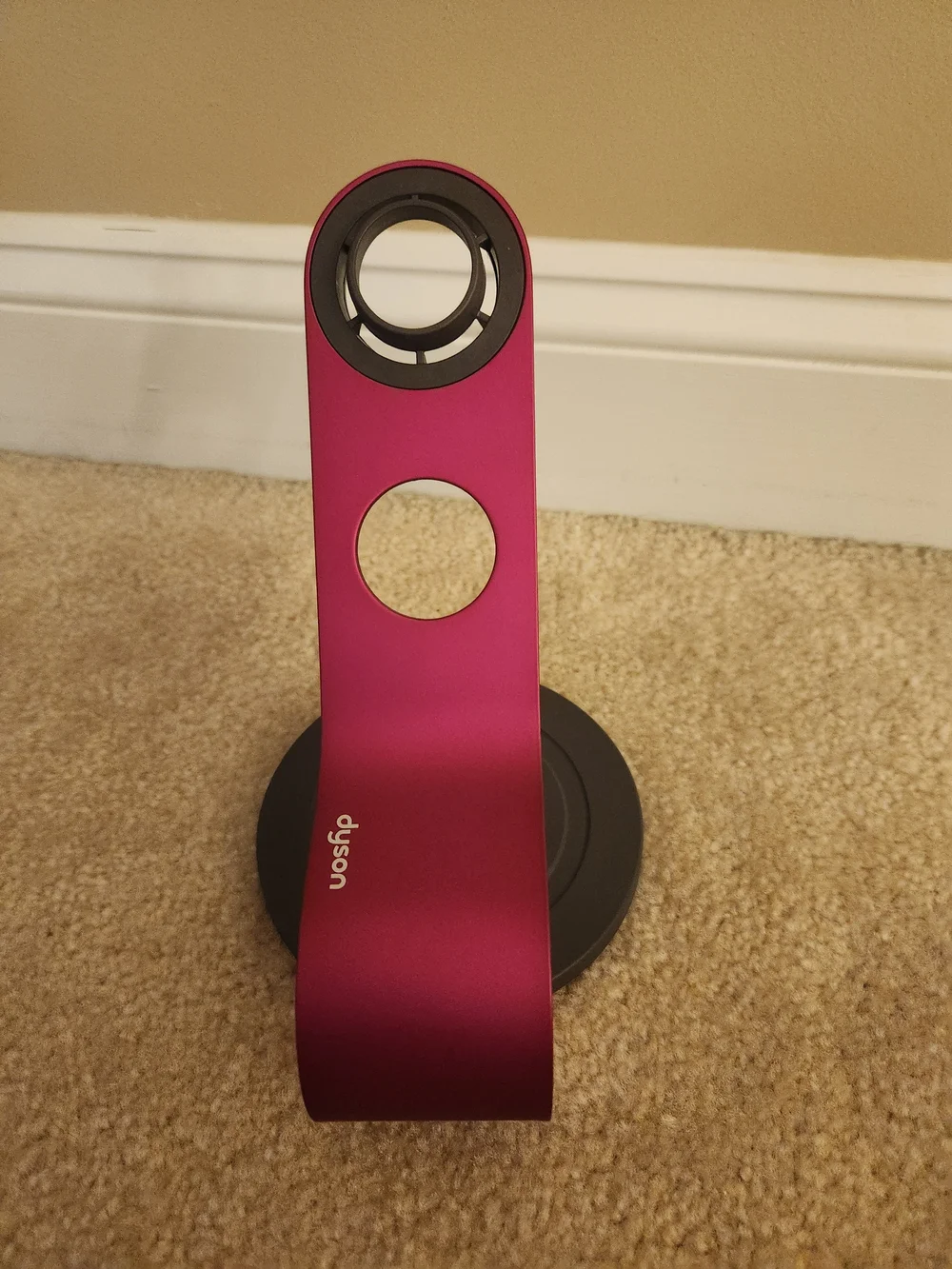 Dyson Pink Hairdryer Stand